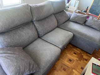 Sofá Chaise Longue Gris