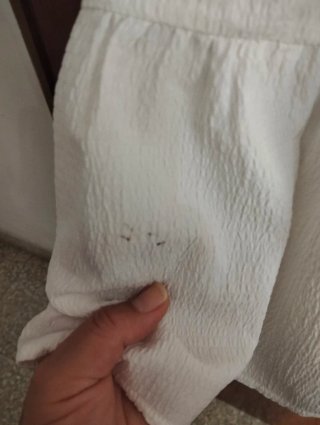 Vestido blanco Lefties talla S pero da más talla