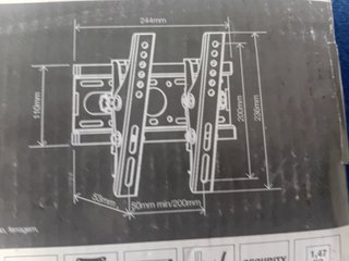 Soporte TV Inclinable Sudrez 14-37