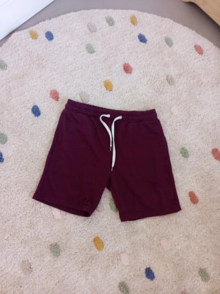Pantalón corto chándal morado