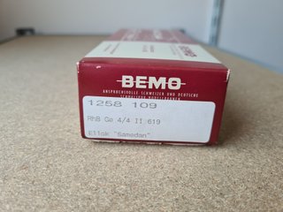 Locomotora RhB Ge 4/4 II 619 Samedan Bemo 1258 109