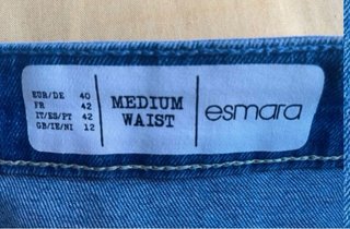 Pantalón corto vaquero Esmara T/42 (leer)