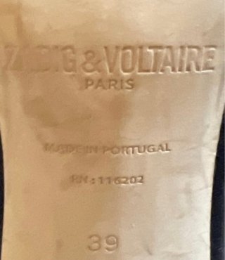 Zadig & Voltaire Zapatos Negros Tachuelas Tacon