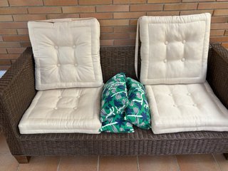 Conjunto Sofá y Sillones Ratán Exterior