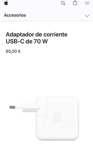 Cargador MacBook 70w Apple