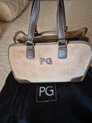 Bolso original Purificación García Beige y Marrón