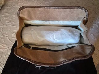 Bolso original Purificación García Beige y Marrón