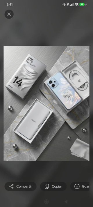 OPPO Reno14 F 5G Blanco Multicolor