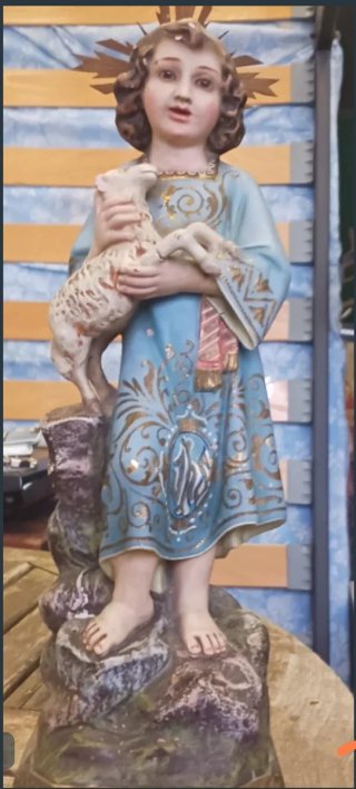 Figura Buen Pastor Olot Virgen del Carmen