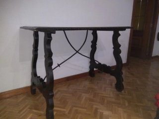 Conjunto Salón Castellano Madera Tallada