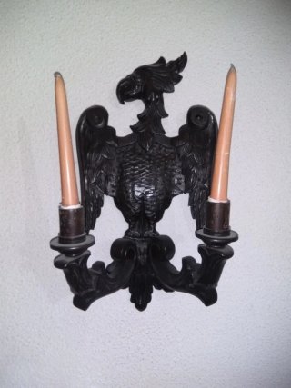 Conjunto Salón Castellano Madera Tallada