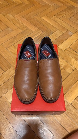 Mocasines Fluchos Piel Marrón Talla 42