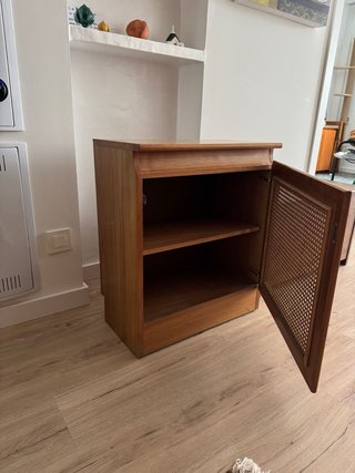 Mueble dissenyo rattan/madera