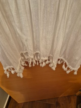 Vestido blanco ibicenco talla única