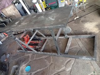 Mesa elevadora para taller