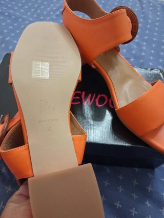 Sandalias ROSEWOOD Naranja Hebilla