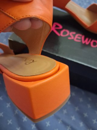 Sandalias ROSEWOOD Naranja Hebilla