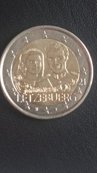 Moneda 2€ Luxemburgo 2021