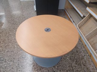 Mesa redonda madera y metal
