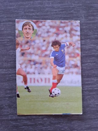 Platini 2 Cromos Aprende con Cruyff