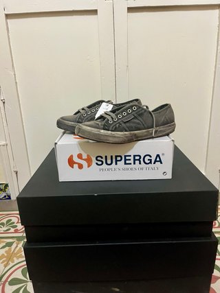 Zapatillas Superga Cotton Dyed Grises