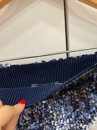 Falda Zara lentejuelas multicolor