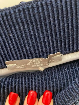 Falda Zara lentejuelas multicolor