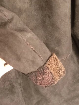 Montone Shearling Giacca Uomo Tg 50