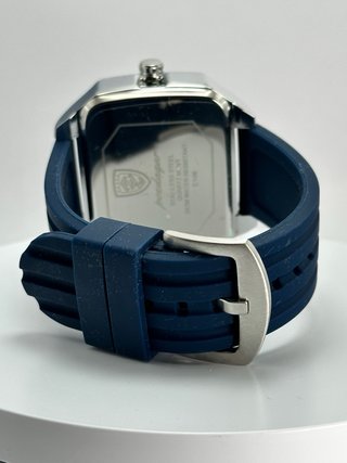 Reloj Poedagar Azul y Plateado