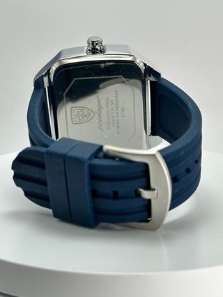 Reloj Poedagar Azul y Plateado