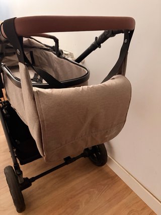 Carro bebé 3 en 1 ESME Beige + Accesorios