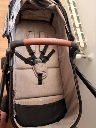 Carro bebé 3 en 1 ESME Beige + Accesorios