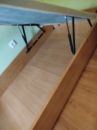Canapé 90x190 cm Madera y Tela