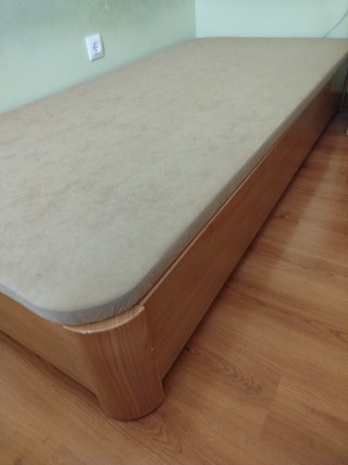 Canapé 90x190 cm Madera y Tela