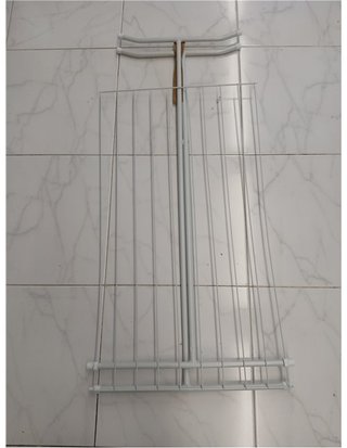 Rayen | Tendedero de acero | Superficie de tendido de 10 m | Tendedero plegable | Para interior y exterior | 90 x 53 -5 x 82 cm
