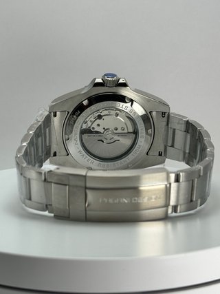Reloj Pagani Design Automático 1639 Negro/Plata