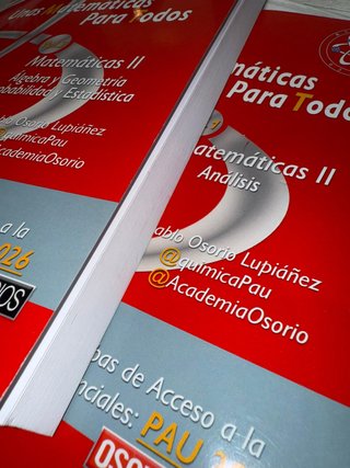 2 libros de Unas Matemáticas Para Todos 9a edición