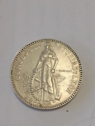Moneda 2 Pesetas 1937 España