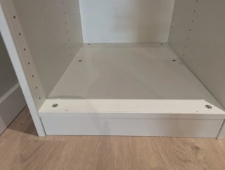 Barra colgador Ikea Pax blanca anc50 alt202 lar58