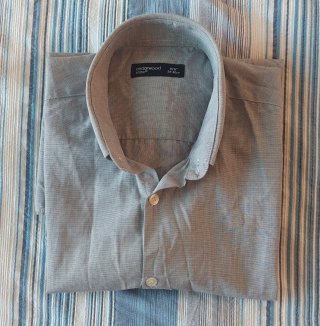 Camisa Cedarwood Hombre Talla M Gris