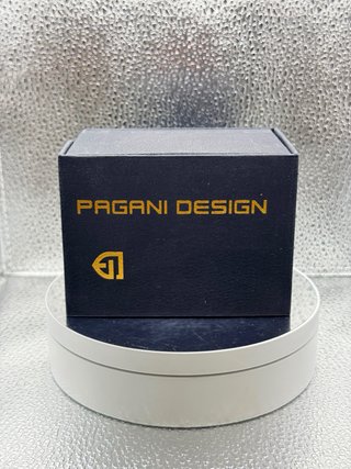 Reloj Pagani Design Automático Esqueleto Azul 1638