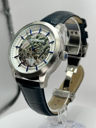 Reloj Pagani Design Automático Esqueleto Azul 1638