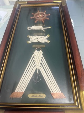 Cuadro Nudos Marineros Madera y Metal