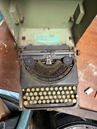 Máquina de escribir Remington antigua
