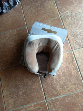 Almohada Masaje U-shaped Beige/Marrón
