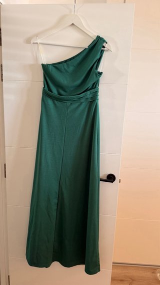 Vestido largo verde de fiesta