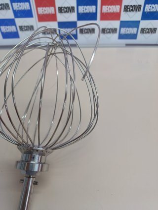Accesorio Batidor XL robot de cocina de acero inoxidable batidor de globos, apto para todos los procesadores de cocina Chef, apto para lavavajillas, plata Kenwood