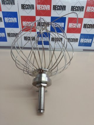 Accesorio Batidor XL robot de cocina de acero inoxidable batidor de globos, apto para todos los procesadores de cocina Chef, apto para lavavajillas, plata Kenwood