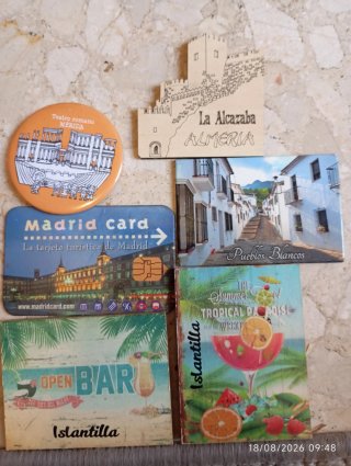 Lote de Imanes de Nevera Colección España