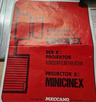 Proyector Minicinex Meccano Lucky Luke